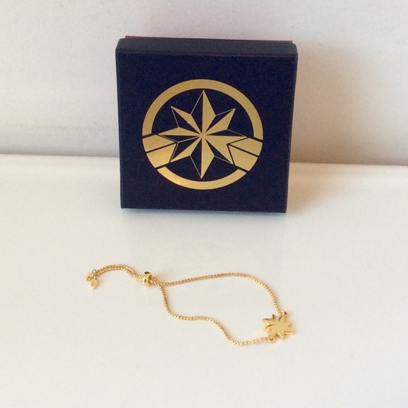 Captain Marvel Gold Tone Bracelet~SOLD OUT - Picture 3 of 4
